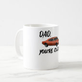 pap je bent klassieke Pontiac Firebird 1968 2 Koffiemok (Voorkant links)