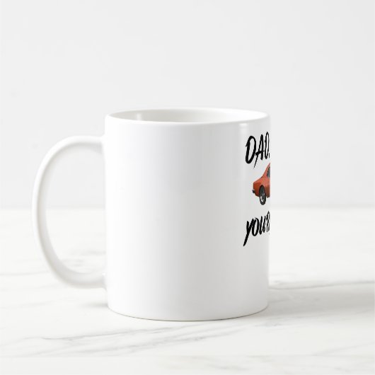 pap je bent klassieke Pontiac Firebird 1968 2 Koffiemok (Links)