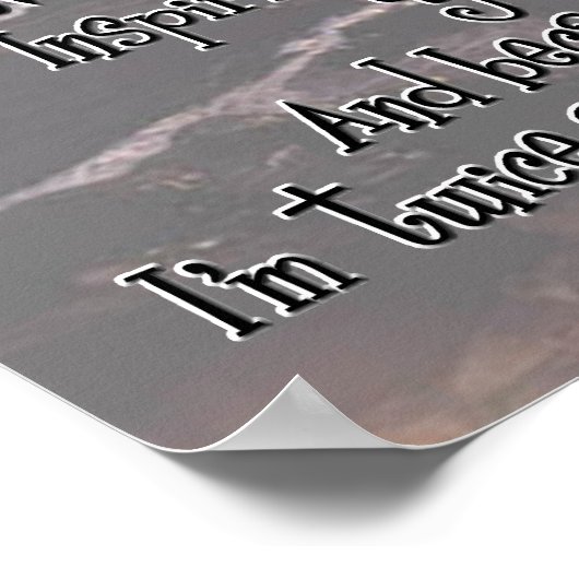 Pap~ Je bent mijn held Poster (Hoek)