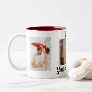 Pap, je bent mijn held tweekleurige koffiemok