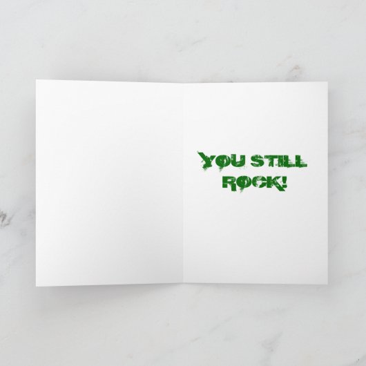 Pap, je blijft Father's+Day+card rocken Kaart (Binnen)