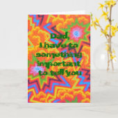 Pap, je blijft Father's+Day+card rocken Kaart (Gele Bloem)