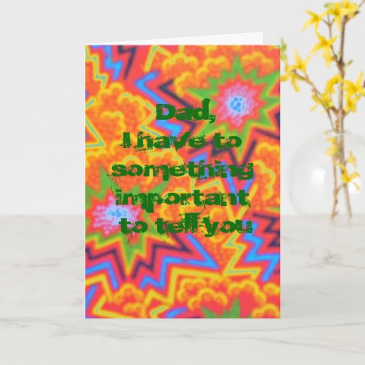 Pap, je blijft Father's+Day+card rocken Kaart (Gele Bloem)