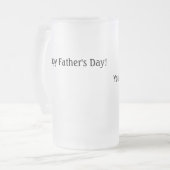 Pap, je had gelijk Frosted Mok cadeau te personali (Voorkant links)