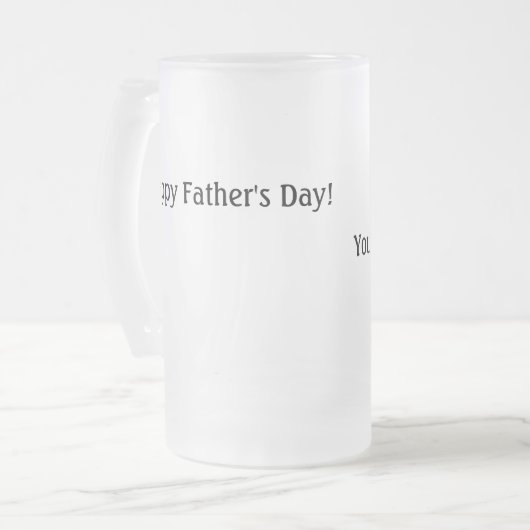 Pap, je had gelijk Frosted Mok cadeau te personali (Voorkant links)