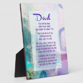 Pap, je hebt naast me gezand - sympathie fotoplaat (Zijkant)