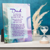 Pap, je hebt naast me gezand - sympathie fotoplaat (Zijkant)