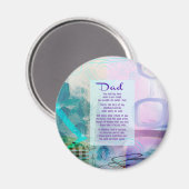 Pap, je hebt naast me gezand - sympathie magneet (Voorkant / Achterkant)