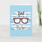 Pap je mijn held kaart (Voorkant)