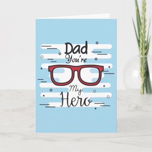 Pap je mijn held kaart (Voorkant)