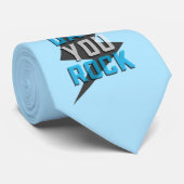 Pap, jij rock stropdas (Opgerold)