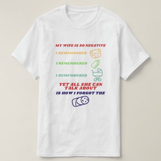 Pap Joke #02 (B) T-shirt (Design voorkant)