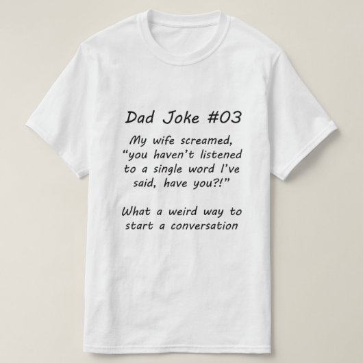 Pap Joke #03 (A) T-shirt (Design voorkant)