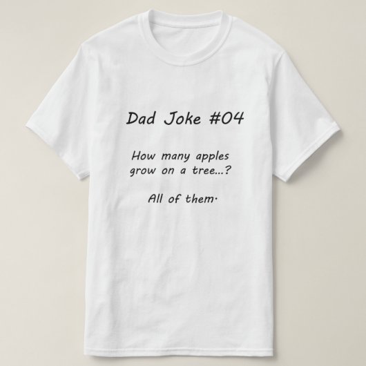 Pap Joke #04 (A) T-shirt (Design voorkant)