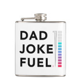 Pap Joke Fuel Fathers Day Heupfles (Voorkant)