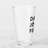 Pap Joke Fuel Funny Fathers Dag Glas (Rechts)