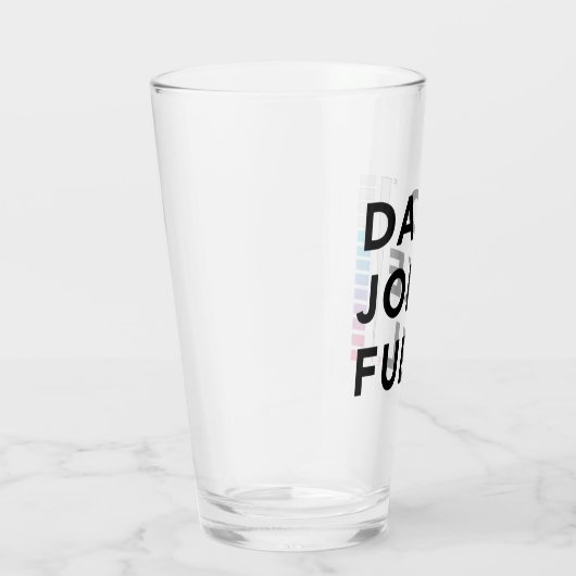 Pap Joke Fuel Funny Fathers Dag Glas (Rechts)