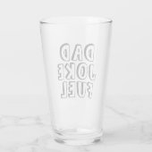 Pap Joke Fuel - Speelse Gift voor Vader. Glas (Achterkant)