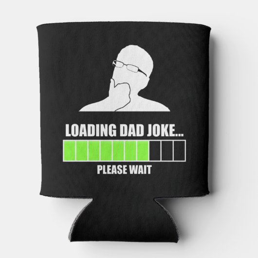 Pap Joke laden Wacht alsjeblieft Blikjeskoeler (Achterkant)