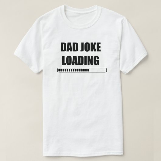 Pap Joke Loading Mannen T-Shirt (Design voorkant)