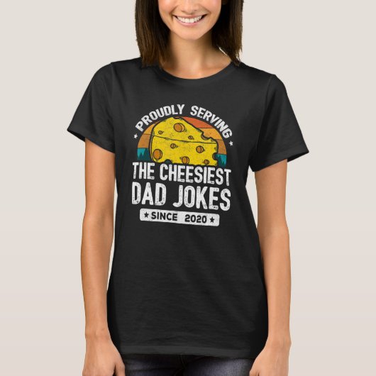 Pap Joke Puns Pap Jokes sinds 2020 T-shirt (Voorkant)