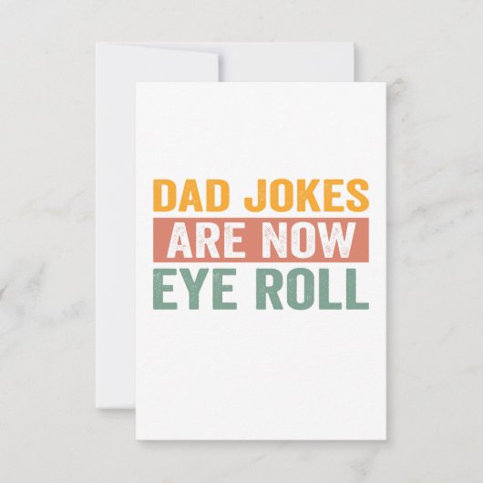 Pap Jokes is nu een schimmelaar voor de vader Bedankkaart (Voorkant)