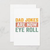 Pap Jokes is nu een schimmelaar voor de vader Bedankkaart (Voorkant / Achterkant)