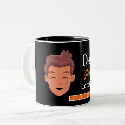 Pap Joks LoadingTwo-Tone Koffee Mok (Voorkant links)