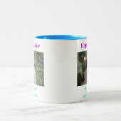 Pap Kat Pap World's Best Ever Pet Foto Tweekleurige Koffiemok (Center)