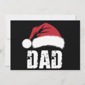 Pap kerstkerstfamilie komt overeen met Pajamas Pap Feestdagenkaart (Voorkant)