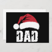 Pap kerstkerstfamilie komt overeen met Pajamas Pap Feestdagenkaart (Voorkant / Achterkant)