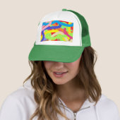 Pap, kids & kinderen abstract truckerhoed trucker pet (In situ)