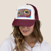 Pap, kids & kinderen abstract truckerhoed trucker pet (In situ)