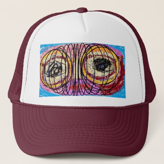 Pap, kids & kinderen abstract truckerhoed trucker pet (Voorkant)