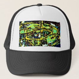 Pap, kids & kinderen abstract truckerhoed trucker pet