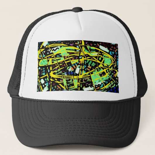 Pap, kids & kinderen abstract truckerhoed trucker pet (Voorkant)