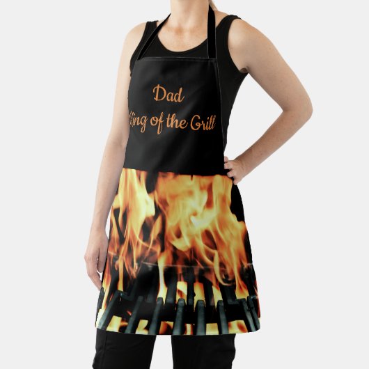 Pap King van de grill Custom Apron Schort (Insitu)