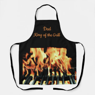 Pap King van het grill Custom Schort