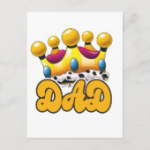 Pap Kings crown Briefkaart (Voorkant)