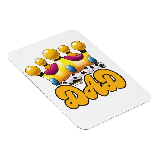 Pap Kings crown Magneet (Rechterzijde)