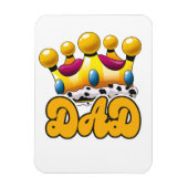 Pap Kings crown Magneet (Verticaal)
