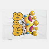 Pap Kings crown Theedoek (Horizontaal)