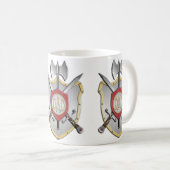 Pap Knight Battle Crest Koffiemok (Voorkant rechts)