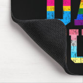 Pap knuffelt voor Pride Maand LGBT Vaders Dag Muismat (Hoek)