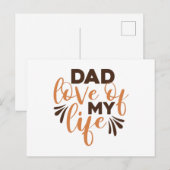 Pap Liefde van mijn leven Briefkaart (Voorkant / Achterkant)