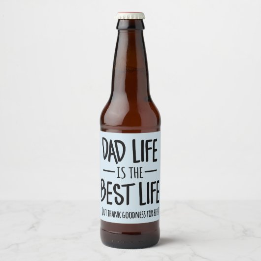 Pap Life is de beste bierlabels Bier Etiket (Voorkant)