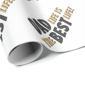 Pap Life is de beste prijs voor vader. Cadeaupapier (Rol Hoek)