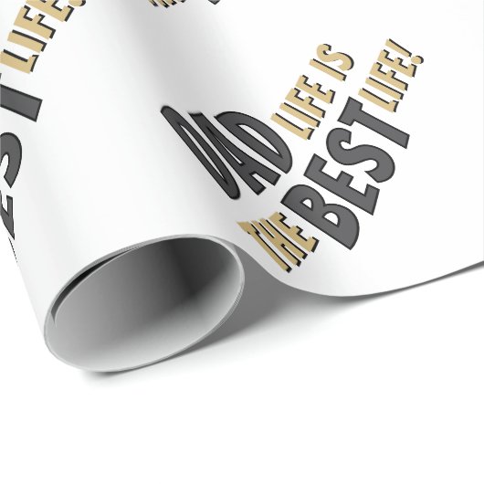 Pap Life is de beste prijs voor vader. Cadeaupapier (Rol Hoek)