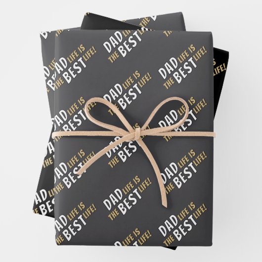 Pap Life is de beste prijs voor vader. Inpakpapier Vel (In situ)