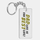 Pap Life is de beste prijs voor vader. Sleutelhanger (Voorkant Links)